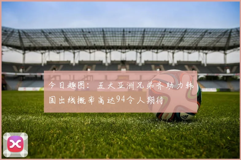 今日趣图：五大亚洲兄弟齐助力韩国出线概率高达94令人期待